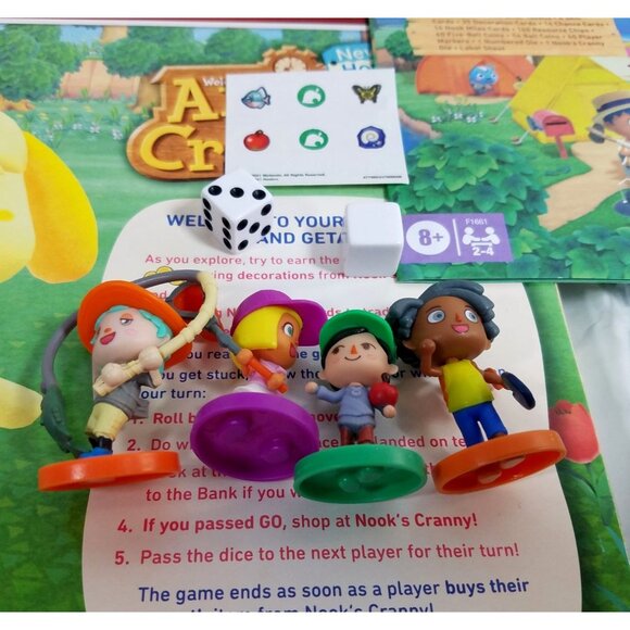 Monopoly Animal Crossing Edition Board Game Kids Video Game Collectible - Picture 2 of 16
